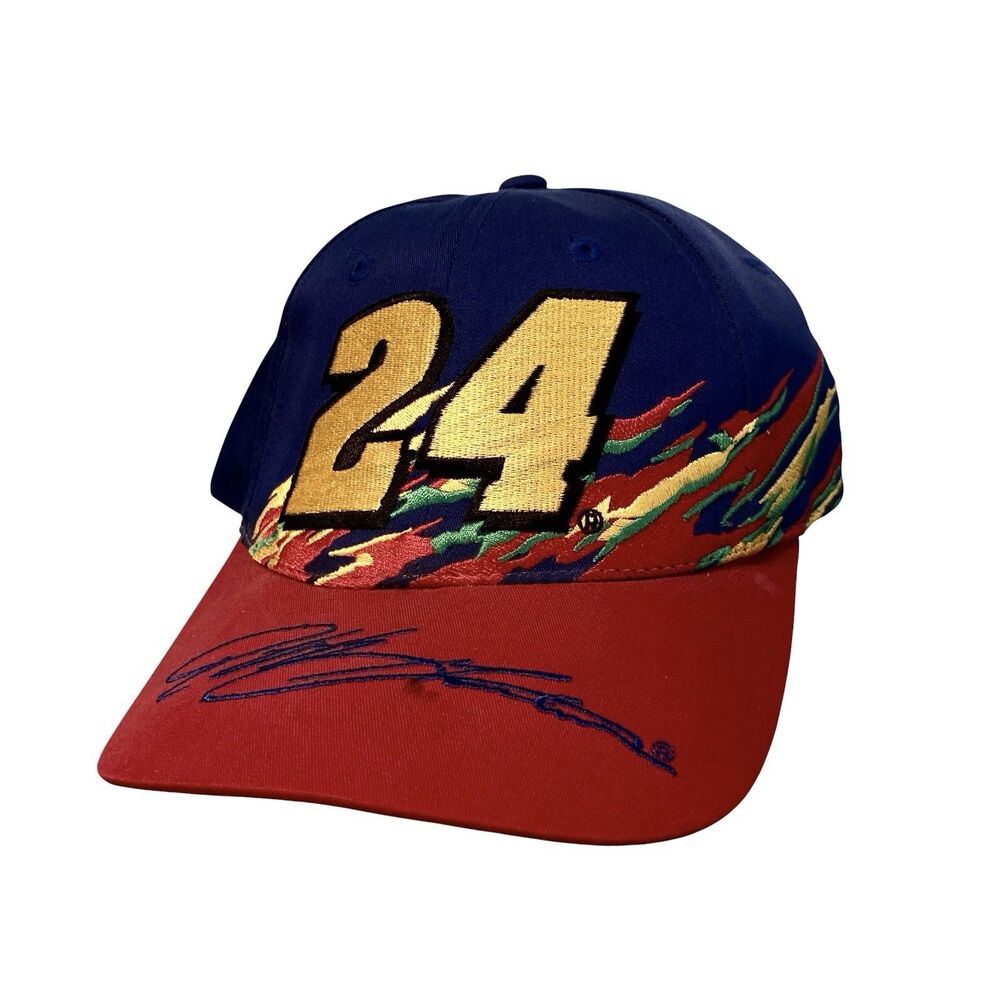 Vintage Jeff Gordon Nascar Racing Snap Back Hat Chase Authentics #24 90s